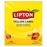 Herbata LIPTON czarna, Yellow Label, 600 kopert