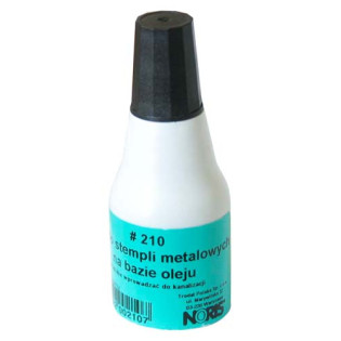 TUSZ DO STEMPLI METALOWYCH NORIS 210 CZARNY 