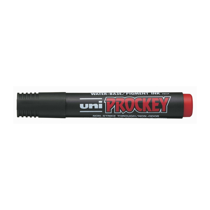 MARKER UNI PM-122 CZERWONY OKRĄGŁY 