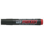 MARKER UNI PM-122 CZERWONY OKRĄGŁY 