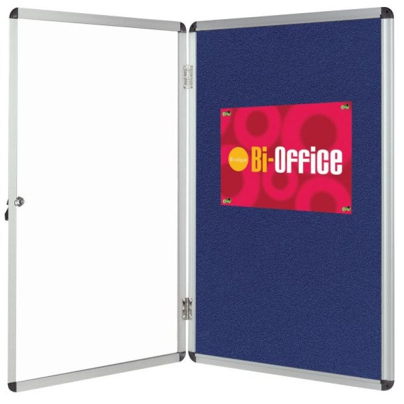 Gablota filcowa BI-OFFICE, 9xA4, 67x93cm, niebiesk