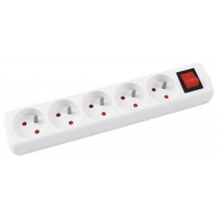 PRZEDŁUŻACZ OFFICE PRODUCTS 5 GNIAZD 3M Z UZIEMIEN