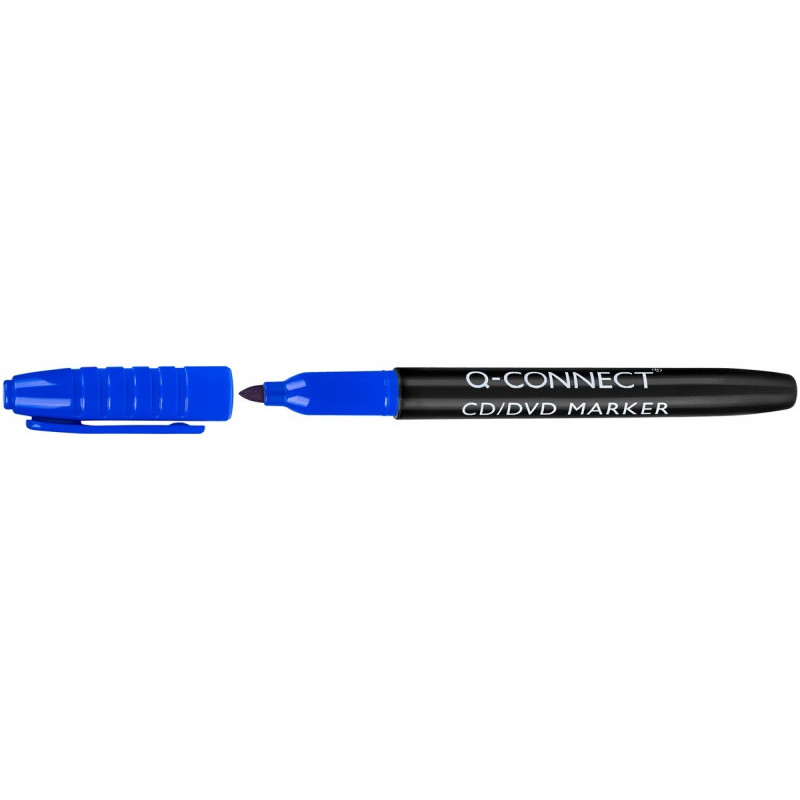 Marker do płyt CD/DVD Q-CONNECT, 1mm (linia), zawi