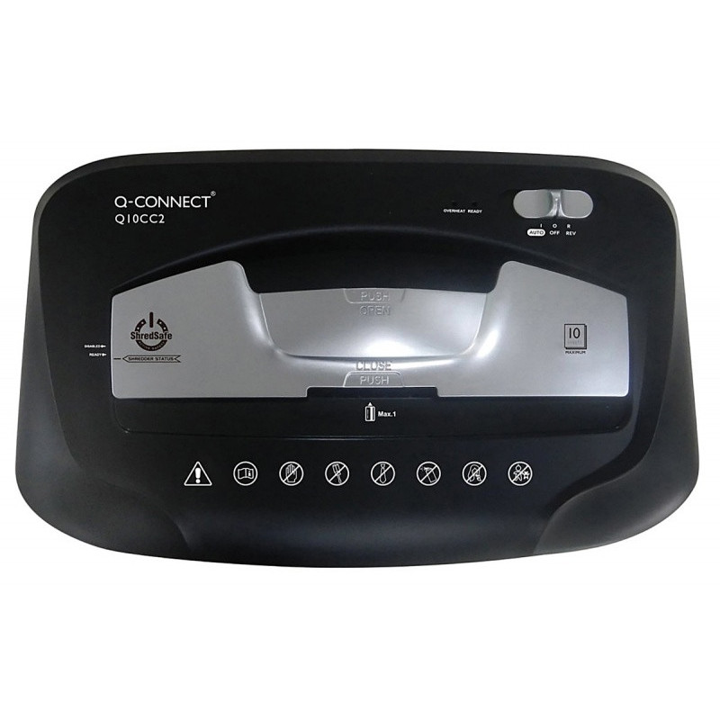 Niszczarka Q-CONNECT Q10CC, czarna