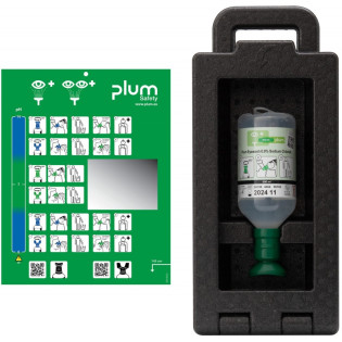 Zestaw do płukania oka PLUM iBox 1, z płynem 0,9%,