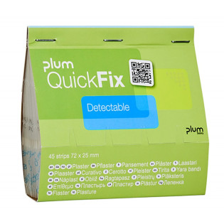 Plastry wykrywalne PLUM QuickFix Detectable, wkład
