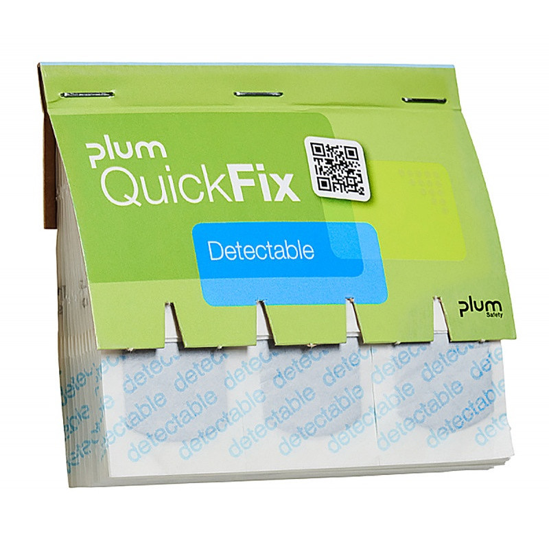 Plastry wykrywalne PLUM QuickFix Detectable, wkład