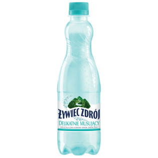 Woda ŻYWIEC ZDRÓJ, lekki gaz, 0,5l, kaucja