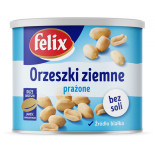 Orzeszki ziemne prażone FELIX, bez soli, puszka, 1