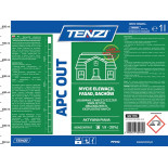 Koncentrat do mycia fasad, elewacji, tarasów TENZI