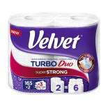 Ręcznik w roli celulozowy VELVET Turbo Duo, 3-wars