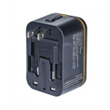 Adapter podróżny DONAU TRAVEL 205, czarny