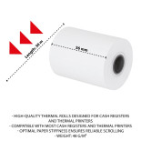 Rolki termiczne OFFICE PRODUCTS, 56mm x 30m, gr. 4