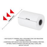 Rolki termiczne OFFICE PRODUCTS, 57mm x 25m, gr. 4
