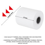 Rolki termiczne OFFICE PRODUCTS, 57mm x 40m, gr. 4