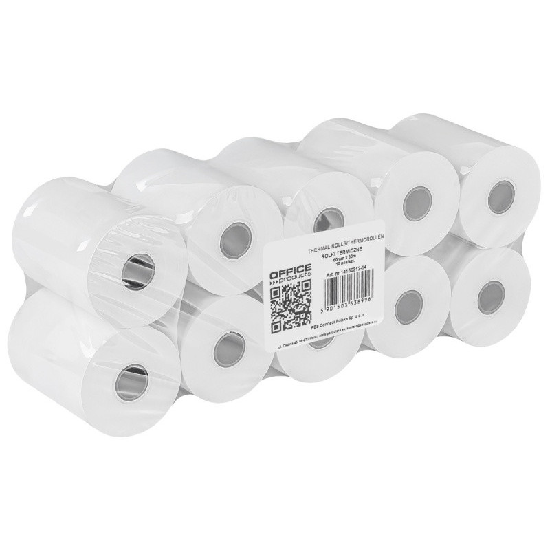 Rolki termiczne OFFICE PRODUCTS, 60mm x 30m, gr. 4