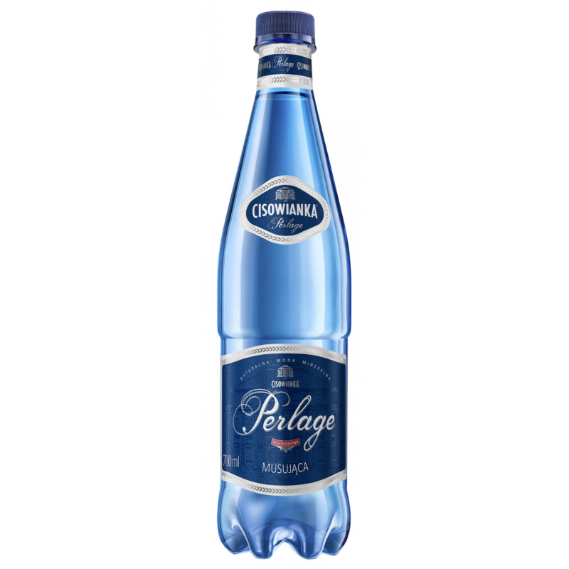 Woda Cisowianka Perlage, gazowana, butelka plastik
