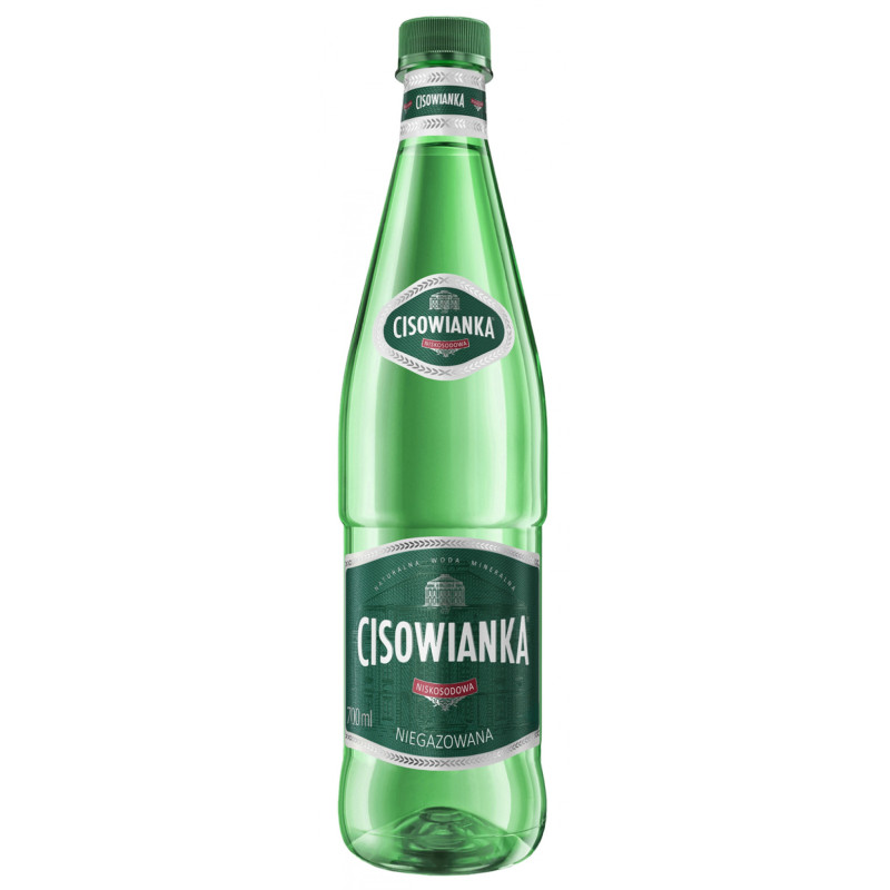 Woda Cisowianka, niegazowana, butelka plastikowa,