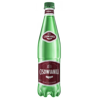 Woda Cisowianka, silnie-gazowana, butelka plastiko