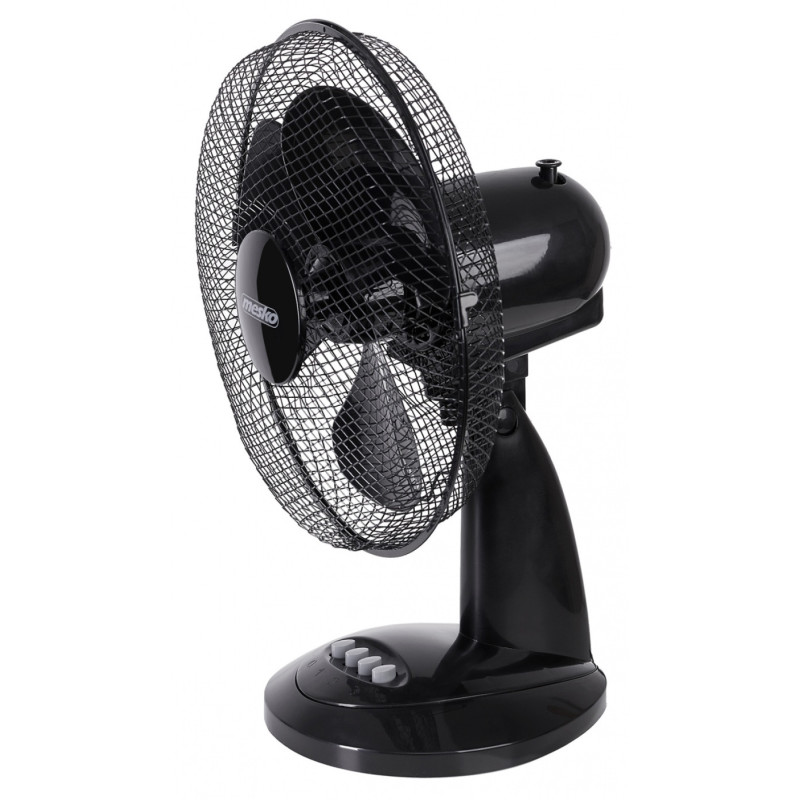 Wentylator Mesko, biurkowy, śr. 30cm, 40W, czarny