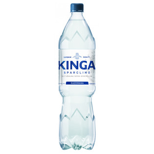 Woda mineralna KINGA SPARCLINO, gazowana, 1,5l, ka
