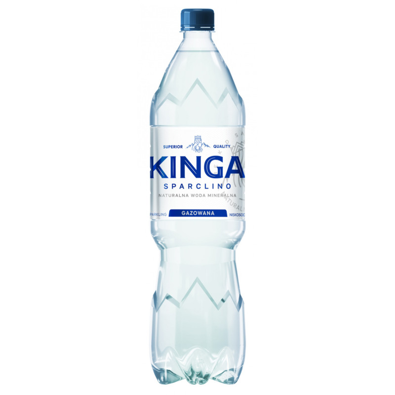 Woda mineralna KINGA SPARCLINO, gazowana, 1,5l, ka