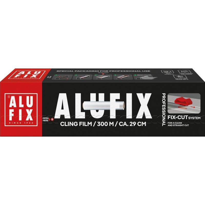 Folia spożywcza ALUFIX Fix-Cut, PVC, 29cmx300m