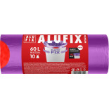 Worki na śmieci ALUFIX Elastic Fix, LDPE, 64x70cm,