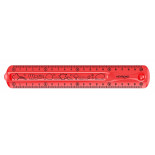 Linijka KEYROAD Tatoo, 20cm, elastyczna, zawieszka
