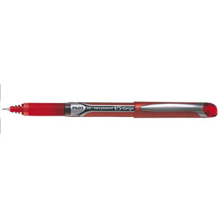 CIENKOPIS PILOT V5  GRIP CZERWONY