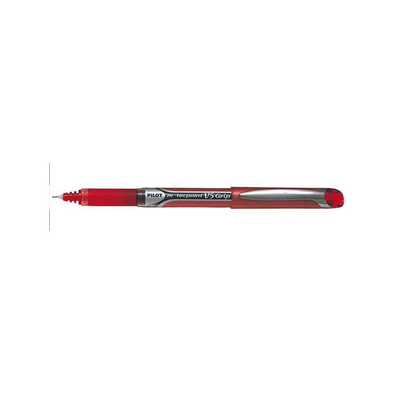 CIENKOPIS PILOT V5  GRIP CZERWONY