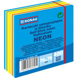 KARTECZKI SAMOPRZYLEPNE 76X76MM 400 K DONAU MIX