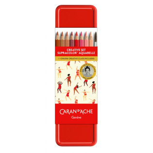 Kredki CARAN D'ACHE Supracolor Nina Cosford, 12 sz