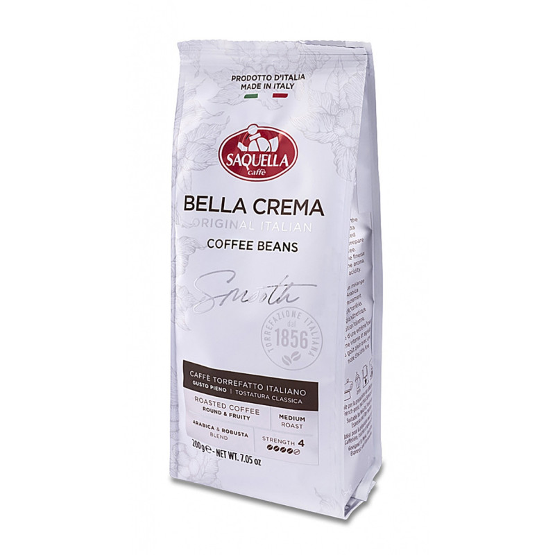Kawa SAQUELLA Bella Crema Smooth, ziarnista, 200g