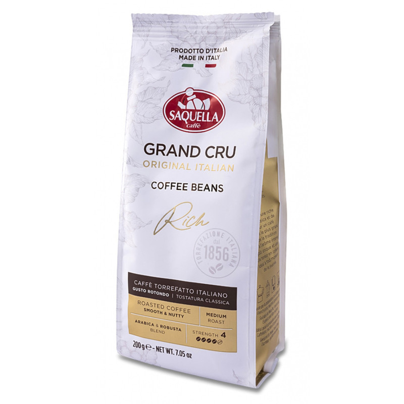 Kawa SAQUELLA Grand Cru Rich, ziarnista, 200g