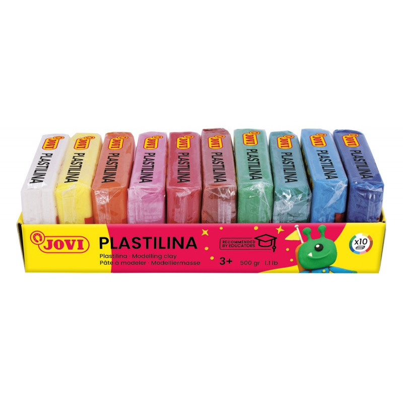 Zestaw plasteliny JOVI, 10x50g, mix kolorów