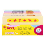 Zestaw plasteliny JOVI, 6x50g, mix kolorów pastelo