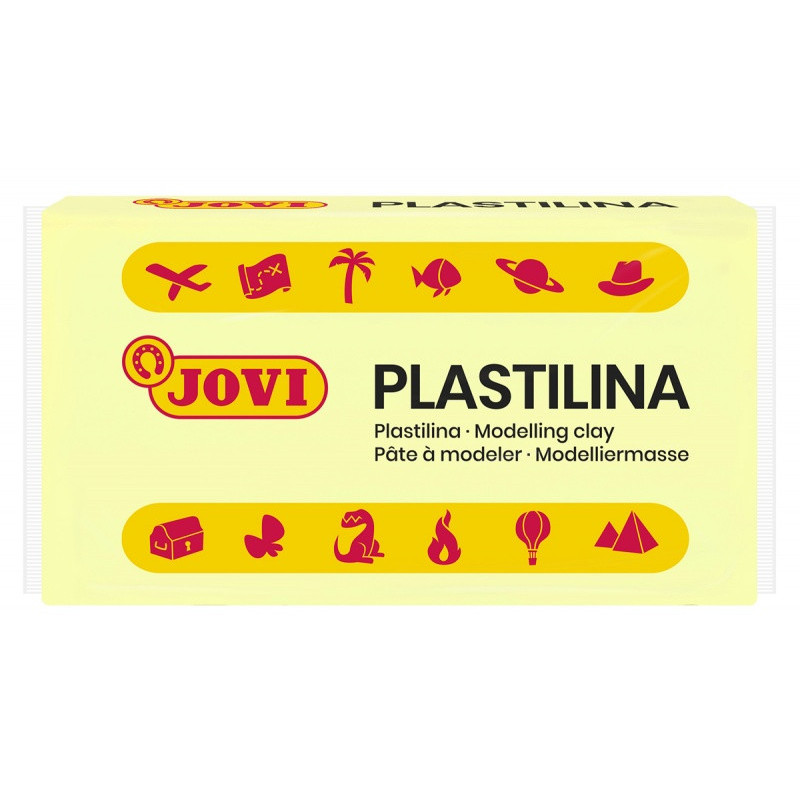 Zestaw plasteliny JOVI, 10x50g, 8 kolorów basic +