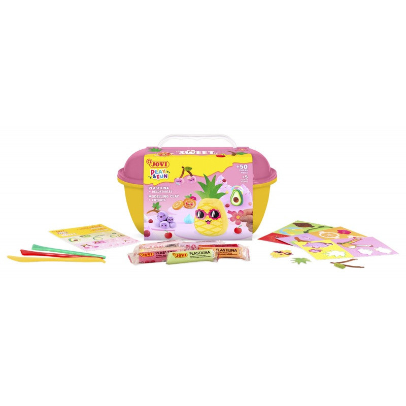 Zestaw plasteliny JOVI Play&Fun, owoce