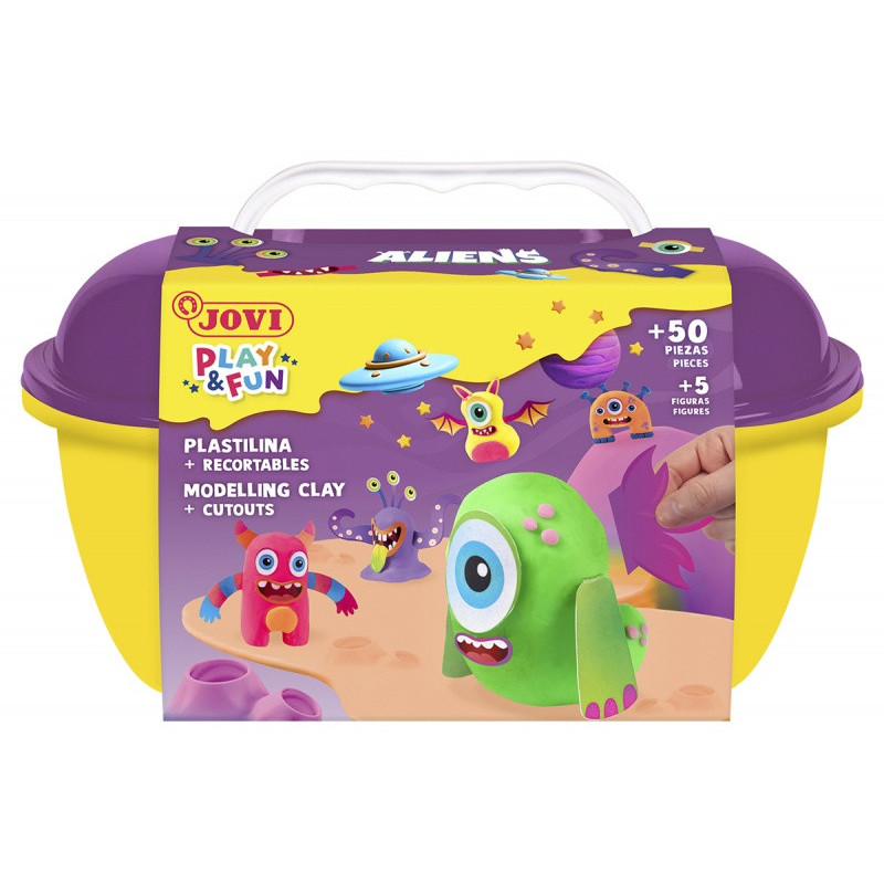 Zestaw plasteliny JOVI Play&Fun, kosmici