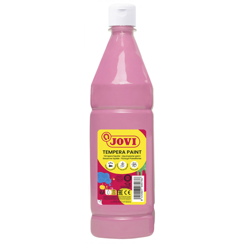 Farba plakatowa JOVI, 1000ml, różowa