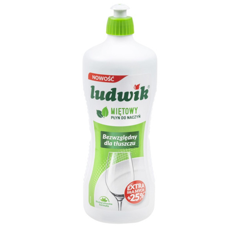 C PŁYN DO NACZYŃ LUDWIK 900G MIĘTOWY