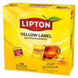 S Herbata LIPTON czarna, Yellow Label, 100 kopert