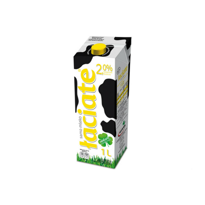 S MLEKO 2% 1L ŁACIATE