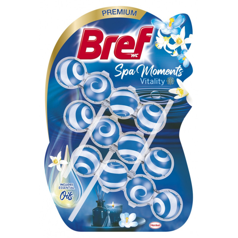 Kulki myjąco-zapachowe BREF Spa Moments Vitality,