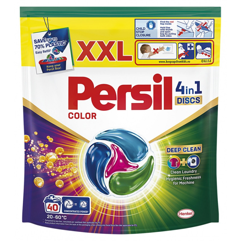Kapsułki do prania PERSIL Deep Clean Discs Color 4