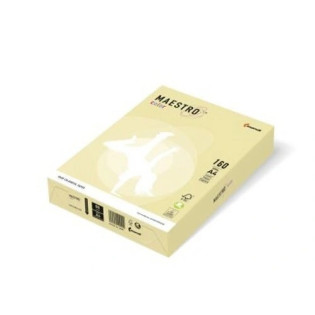 PAPIER KSERO KOLOR A4 160G KREMOWY MAESTRO BE66