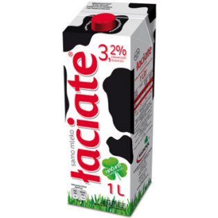 S MLEKO 3,2% 1L ŁACIATE