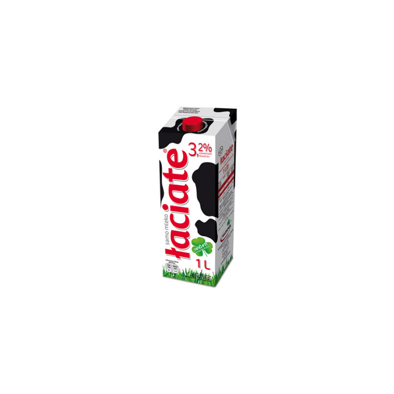S MLEKO 3,2% 1L ŁACIATE