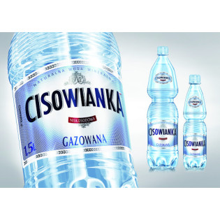 S WODA GAZOWANA 1,5L CISOWIANKA